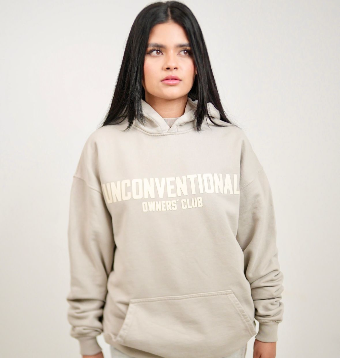 Unconventional Hoodie Beige